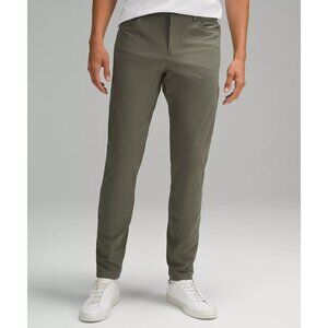 Lululemon ABC Slim-Fit Pant Army Green 33x 32" Office Preppy Casual